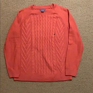 Laura Scott Salmon Patterned Sweater